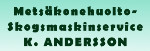 Metsäkonehuolto - Skogsmaskinservice K. Andersson